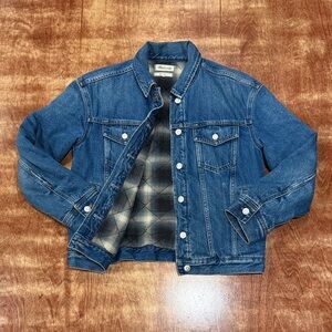 Madewell - Denim Quilt Lined Boxy Crop jacket
